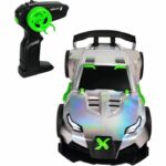 Remote Control Car - EXOST - Metal Chrome 1:14 - 15 km/h - 31 -5 cm - silver and green - from 5 years old - Image 2