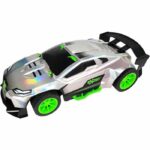 Remote Control Car - EXOST - Metal Chrome 1:14 - 15 km/h - 31 -5 cm - silver and green - from 5 years old - Image 4