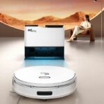 Connected Robot Vacuum Cleaner with Emptying Base - EZICLEAN All In One Z15 Pro - 10,000 Pa - 1.5 L - White