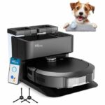 EZICLEAN All-in-one Z10 Plus Connected Robot Vacuum Cleaner with Emptying Base - 240 min - 6000pa - 180m² - 1.5L