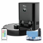 Connected Robot Vacuum Cleaner with suction base EZICLEAN I-Bot Z7 Smart - 240 min - 3Kpa - 300m² - 3L