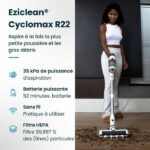 EZICLEAN Cyclomax R22 station - Cordless vacuum cleaner - 52 min - 500 W - 35 kPa - White - Image 2