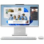 LENOVO IdeaCentre AIO 24ARR9 All-in-One PC | Windows 11 - Ryzen 5 7535HS - 8GB RAM - 512GB SSD - AZERTY