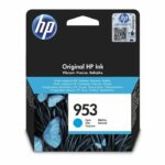 HP 953 Genuine Cyan Ink Cartridge for HP OfficeJet Pro 8710/8715/8720 (F6U12AE)