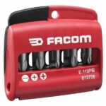 10 mixed jacks of screwing 1/4 '' + EMBOUT - FACOM - E.110PB