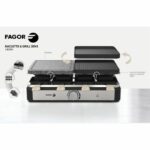 Raclette / Grill - FAGOR - FGRG8 - 8 people - Cooking stone - 1400W - Adjustable thermostat - Image 4