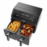 Airfryer 8L - FAGOR - Oil-free fryer 2 4L tanks - 2200W - 8 programs - Black - Image 2