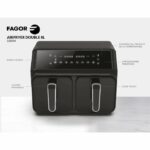 Airfryer 8L - FAGOR - Oil-free fryer 2 4L tanks - 2200W - 8 programs - Black - Image 5