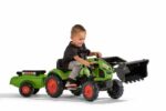 CLAAS Arion 410 backhoe loader with trailer - Image 4