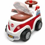 Vintage minivan carrier with opening seat and directional steering wheel with horn - Image 2