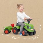 FALK - 212C - Claas tractor carrier with trailer, shovel and rake - Image 4