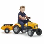 FALK SuperBuilder pedal tractor - opening hood and trailer - from 2 to 5 years – Bild 2