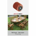 Abrasive nylon brush Ø80mm - L 100mm for scrubbing / degreasing / cleaning – Bild 3