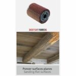 Abrasive strip brush Ø80mm - L 100mm to sand - Image 3