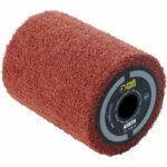 Synthetic fiber brush Ø80mm - L 100mm for sanding / polishing / satin