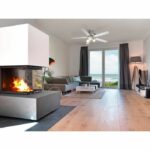 FARELEK - BALEARES Ø 132 cm - Reversible ceiling fan, 5 white blades / white canes + lighting - Image 2