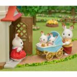 Sylvanian Families - 5432 - Chocolate Bunny Twins and Double Stroller - Furniture - Image 3