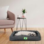 Dog mattress - FERPLAST - TENDER TECH - 61 x 46 x 5 cm - Black - Removable cover - Image 2