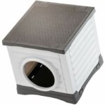 Niche - FERPLAST - PETVILLA 50 - 38.5 x 43 x 38.5 cm - White / Gray - Image 3