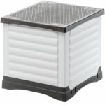 Niche - FERPLAST - PETVILLA 50 - 38.5 x 43 x 38.5 cm - White / Gray - Image 5
