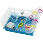 Cage - FERPLAST - PAULA TUBE LINE - 46 x 29.5 x 24.5 cm - Blue - Image 4