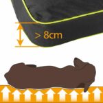 Dog cushion - Ferplast - Polo - Black - 65 x 40 x 8 cm - Waterproof and removable cover - Image 3
