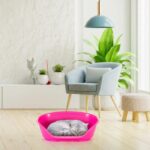 FERPLAST Basket Siesta Deluxe 2 - 49x36x17,5 cm - Fuchsia - For dog and cat - Image 2