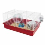 Hamster cage - A wheel, a feeder, a house, a drinker - FERPLAST