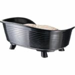 Basket - FERPLAST - THRONE 6 - With relax cushion - Black - Image 4
