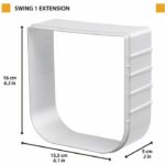 Extension tunnel - FERPLAST - For Swing 1 cat flaps - Gray - Image 6