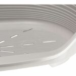 SIESTA DELUXE Basket Size 2 - 49*36*17.5 cm - Light Grey - FERPLAST - Image 4
