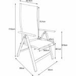 2-piece garden chair - Fieldmann - FDZN 5018 - Image 6