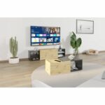 Sliding coffee table - L74.5 x H38.5 x D49.5 cm - Made in Germany - SLIDE - Image 3