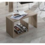 Coffee table - Melamine - Oak decor - L59 x H38 x D36 cm - Made in Germany - Image 2