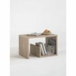Coffee table - Melamine - Oak decor - L59 x H38 x D36 cm - Made in Germany