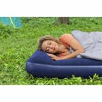 Inflatable camping mattress - BESTWAY - 1 place - 185x76x22 cm with integrated foot pump – Bild 3