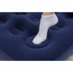Inflatable camping mattress - BESTWAY - 1 place - 185x76x22 cm with integrated foot pump – Bild 4