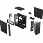 PC Case - FRACTAL DESIGN - North XL Charcoal Black - FD-C-NOR1X-01 - E-ATX - Elegant wood and alloy design - Image 4