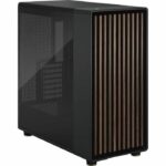 PC Case - FRACTAL DESIGN - North XL Charcoal Black TG Dark - FD-C-NOR1X-02 - E-ATX - Elegant wood and alloy design