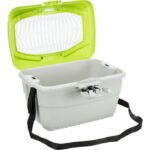 TRIXIE Mini-Capri transport box 40 × 22 × 30 cm light gray / blue for rodents