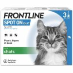 FRONTLINE 3 SPOT ON Cat Antiparasitic Pipettes - Fleas, ticks, lice