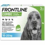 FRONTLINE 3 Antiparasitic pipettes COMBO Dog - 10 to 20 kg - Fleas, ticks, chewing lice