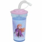 Disney Frozen Tableware Set - FUN HOUSE - 006379 - Deep Plate, Flat Plate, Mug, Water Bottle and Tumbler with Straw - Image 4