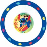 Tableware set - FUN HOUSE - LILO AND STITCH Glass, plate Ø22 cm and Ø16 cm, cutlery, water bottle and snack box - Image 4