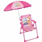 FUN HOUSE PAT'PATROUILLE Stella Everest Folding camping chair - H.38.5 x W.38.5 x D.37.5 cm - With parasol ø 65 cm
