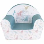 FUN HOUSE JURASSIC WORLD Dinosaur club chair - W.52 x D.33 x H.42 cm - For children Guaranteed French origin - Image 2