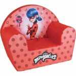 FUN HOUSE Miraculous Lady Bug club chair - W.52 x D.33 x H.42 cm - For children guaranteed French origin - Image 2