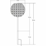 GALIX Metal decoration with solar energy - Retro design – Bild 4