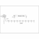 SOLAR GUIRLAND SLIVING TAKES 10 White LED stakes – Bild 5