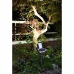 Galix Spot has solar energy in brushed stainless steel